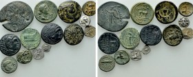14 Greek Coins.