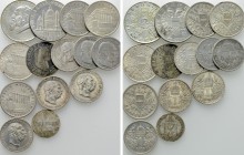14 Silver Coins of Austria.