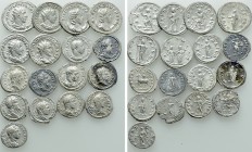 17 Antoniniani and Denarii; Septimius Sevreus, Caracalla etc.
