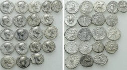 20 Roman Coins; Vespasian, Trajan etc.