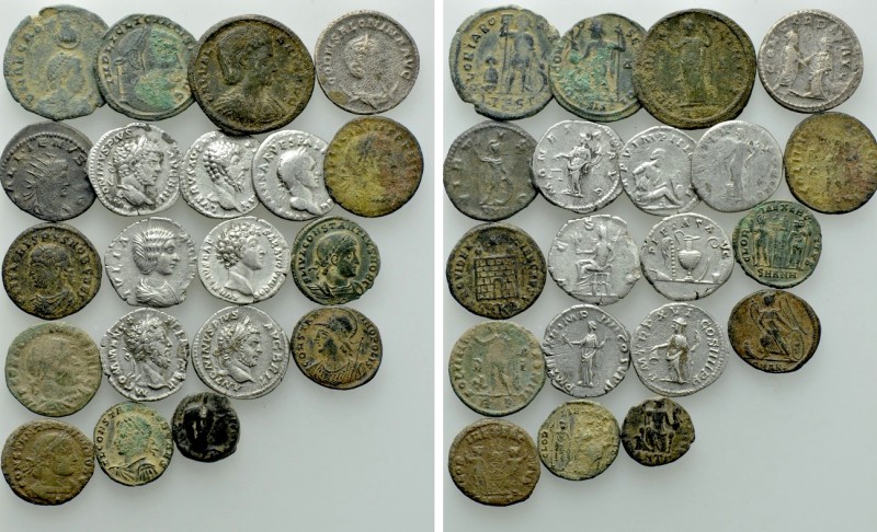 20 Roman Coins. 

Obv: .
Rev: .

. 

Condition: See picture.

Weight: g...