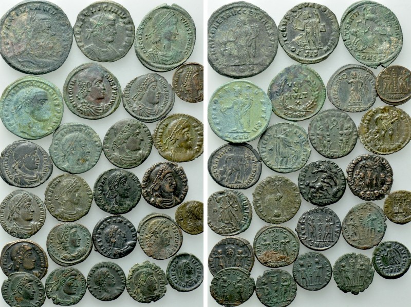 25 Roman Coins. 

Obv: .
Rev: .

. 

Condition: See picture.

Weight: g...