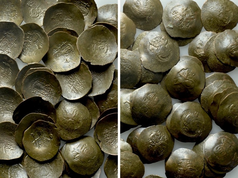 Circa 44 Byzantine Skyphates. 

Obv: .
Rev: .

. 

Condition: See picture...