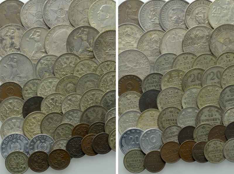 Circa 47 Modern Coins; Russia, USSR ect. 

Obv: .
Rev: .

. 

Condition: ...