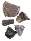 A LOT OF 5 HACKSILBERS Late Bronze Age – Iron Age, ca. 13th-10th century BCE. 10.60, 8.47, 7.48, 6.38, 2.31 gr. In very good condition. Ex Aka Mizrahi...