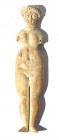 A CARVED BONE DOLL OF NAKED VENUS Roman Period, 1st-4th century CE. 13.2 cm high. The (mobile) hands are missing. In very good condition. Ex Shlomo Mo...