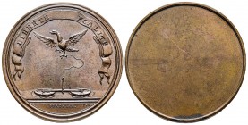 Médaille uniface, Bordeaux, 1794, AE 33.4 g. 41.1mm 
Ref : Hennin 646
Superbe