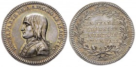 Médaille en argent, Paix de Campoformio, Paris, 1797, AG 15.32 g. 34.4mm 
Ref : Hennin 836, Julius 598, Essling 734, Bourgerot 180, TNR 67.9
Très rare...
