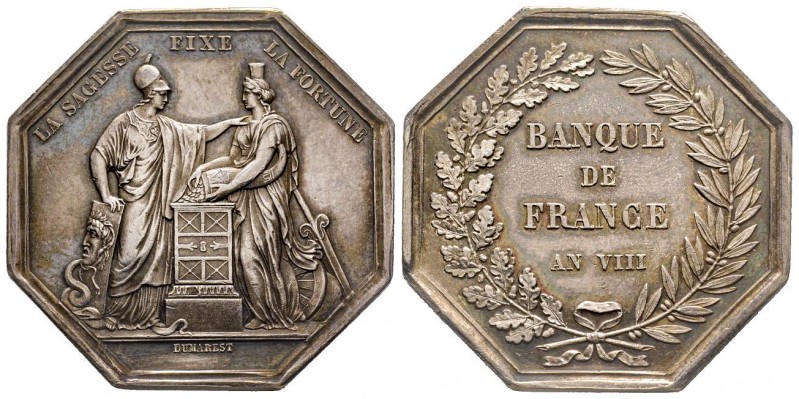 Jeton, Banque de France, 1800 (an VIII), AG 25.05 g. 36.4 mm par Dumarest
Ref : ...