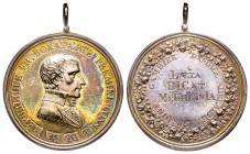 Médaille en argent, Paix de Lunéville, Paris, 1801, AG 29.72 g. 41.7 mm par Andrieu 
Ref : Bramsen 112, Julius 910, Essling 951
Superbe