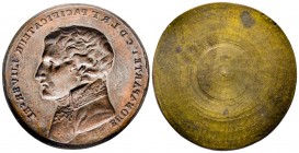 Médaille Uniface, Paix de Lunéville, Paris, 1801, AE 52 g. 42.6mm
Ref : Bramsen 116 d
Superbe et très rare