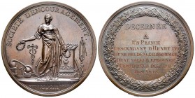 Médaille d'encouragement décernée au Prince de Condée, Paris, 1802, AE 91.23 g. 54 mm par Tiolier
Ref : Bramsen 234, Julius 1114, Essling 2056, TNR 92...