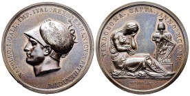 Médaille en bronze, Prise de Vienne, Milan, 1805, AE 41.1 g. 42.5 mm par Manfredini
Ref : Bramsen 444, Julius 1443, Essling 1102, TNE 9.8. Martini 501...