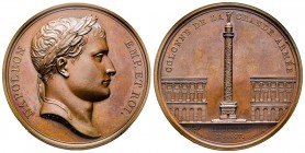 Médaille en bronze, Colonne de la Grande Armée en Place Vendôme, 1805, AE 38.7 g. 40.4 mm par Andrieu & Brenet
Ref : Bramsen 463, Julius 1482, Essling...