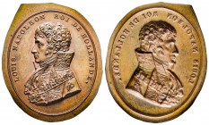 Cliché Uniface, Louis Napoléon Roi d'Hollande, Paris, 1806, AE 3.88 g. 42.8 X 35.8 mm
Ref : Bramsen 529, Essling 2873
Superbe