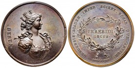 Médaille en bronze, Prix de l'Academie de Gênes, 1806, AE 65.71 g. 49.9 mm par Vassall
Ref : Bramsen 569, Julius 1643, Essling 2534, TNE 18.3, Turricc...