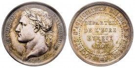 Médaille en argent, Société d'agriculture des sciences et des arts, Paris, 1807, AG 7.41 g. 25.9 mm par Droz
Avers : NAPOLEON EMPEREUR 
Revers : SOCIÉ...