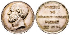 Médaillette en argent, 1808, Paris, de Pingret, AG 12.57g. 32.08mm. Poinçon Lampe 
Ref : Julius 2037
Superbe