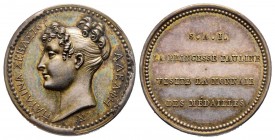 Médaille en argent, Paolina Borghese visite la Monnaie de Médailles, Paris, 1808, AG 6.57 g. 22.7 mm par Andrieu
Avers : ΠΑΟΛΙΝΑ ΣΕΒΑΣΤΟΨ ΑΔΕΛΟΗ 
Reve...