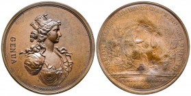 Médaille en bronze, Prix de l'Academie de Gênes, 1809, AE 29.36 g. 49.3 mm par Vassallo 
Ref : Bramsen cfr. 807, Julius cfr. 2016, Essling cfr. 2546, ...