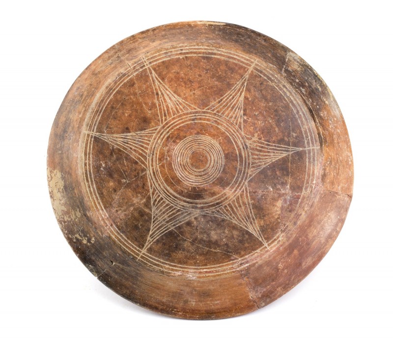 Rare Villanovan Dish, 8th century BC; diam. cm 31. Provenance: ex BFA, Auction 3...
