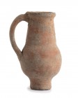 Byzantine Terracotta Pitcher, 7th - 8th century AD, height cm 12. Provenance: From the Amedeo Guillet collection.