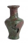 Bactrian Bronze Kohl Bottle; Central Asia, Oxus Civilization, 3rd - early 2nd millennium BC; height cm 7. Provenance: European private Collection; acq...