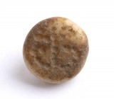 Bactrian Stone Button Seal; Central Asia, Oxus Civilization, 3rd - early 2nd millennium BC; length cm 1,7. Provenance: European private Collection; ac...