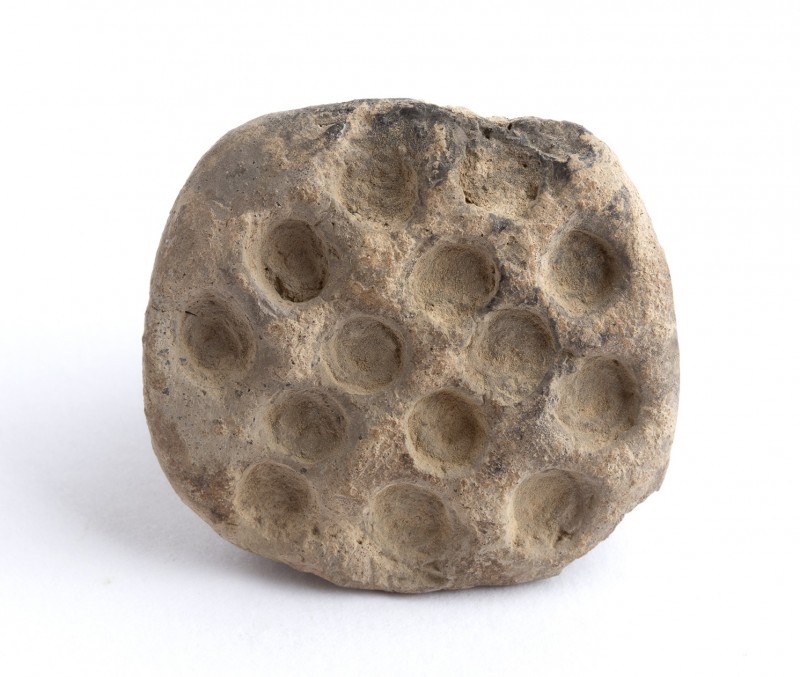 Bactrian Terracotta Button Seal; Central Asia, Oxus Civilization, 3rd - early 2n...