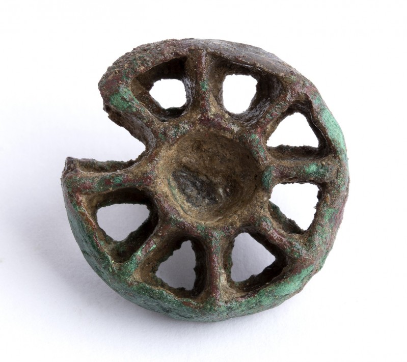 Bactrian Bronze Seal with Cruciform Motif; Central Asia, Oxus Civilization, 3rd ...
