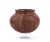 Miniaturist bowl in colombino technique, Costa Rica, Guanacaste - Nicoya Cultures, ca. 11th - 12th century; height cm 7. Provenance: From the Marino T...