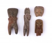 Group of terracotta Valdivia Venus statuettes, Ecuador, Valdivian Culture, ca. 1st millennium BC; height max cm 6,4. Provenance: From the Marino Taini...