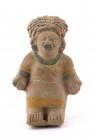 Terracotta female statuette in prayer pose, Ecuador, Jama Coaque Culture, ca. 5th - 8th century AD; height cm 14. Provenance: From the Marino Taini co...