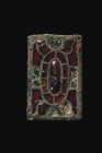 Longobard Enamel Bronze Plaque, 6th - 8th century; mm 43x27. Provenance: ex BFA, Auction 25, lot 196; property of a London gentleman, acquired in the ...
