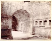Four rare early photographs of Pompeii, taken by Giorgio Sommer, Naples ca. 1890; print cm 24,5 x 20; hardback cm 40 x 30,5; Inalterable carbon prints...