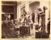 Four rare early photographs of finds from Pompeii and works from the Farnese's Collection, taken by Giorgio Sommer, Naples ca. 1890; print cm 24,5 x 2...