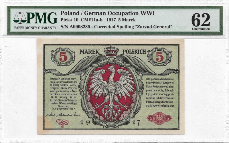 II Republic of Poland, 5 marks 1916 Generał - PMG 62
II RP, 5 marek 1916 Genera...