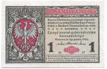 II Republic of Poland, 1 mark 1916 Jenerał Ser. A
