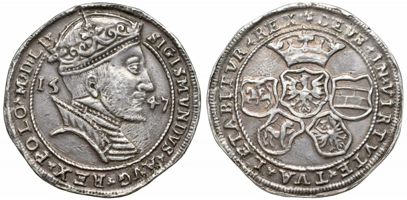 Sigismund II August, Thaler 1547 - collector copy
Zygmunt II August, Talar 1547...