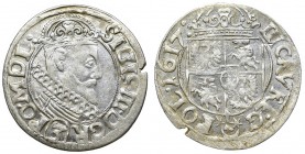 Sigismund III, 3 kreuzer 1617, Cracow