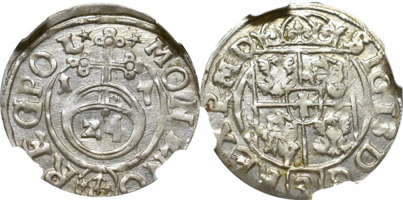 Sigismund III, 1/24 thaler 1617, Bromberg - NGC MS63
Zygmunt III Waza, Półtorak...