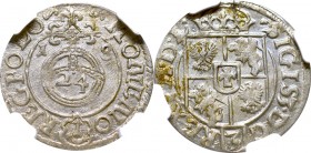 Sigismund III, 1/24 thaler 1618, Bromberg - NGC MS65 MAX F2