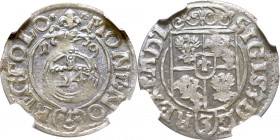 Sigismund III, 1/24 thaler 1619, Bromberg - NGC MS64 MAX