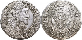 Sigismund III, 18 groschen 1614, Danzig R2