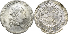 Stanislaus Augustus, 4 groschen 1767 FS - NGC MS62