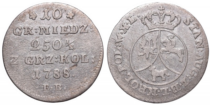 Stanislaus Augustus, 10 groschen 1788 E.B.
Stanisław August Poniatowski, 10 gro...