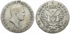 Kingdom of Poland, Alexander I, 1 zloty 1818 IB