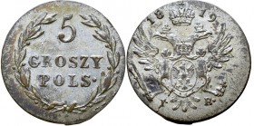 Kingdom of Poland, Alexander I, 5 groschen 1819 IB