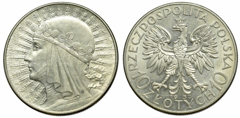 II Republic of Poland, 10 zloty 1932
II Rzeczpospolita, 10 złotych 1932 ZM Głow...