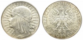 II Republic of Poland, 10 zloty 1933 - PCGS MS63